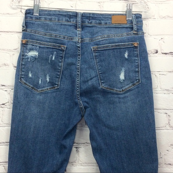 Judy Blue Women's Ankle & Cropped Jeans - Distressed Blue - Picture 3 of 7